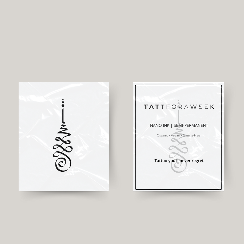 Tijdelijke tattoo boeddhisme symbool