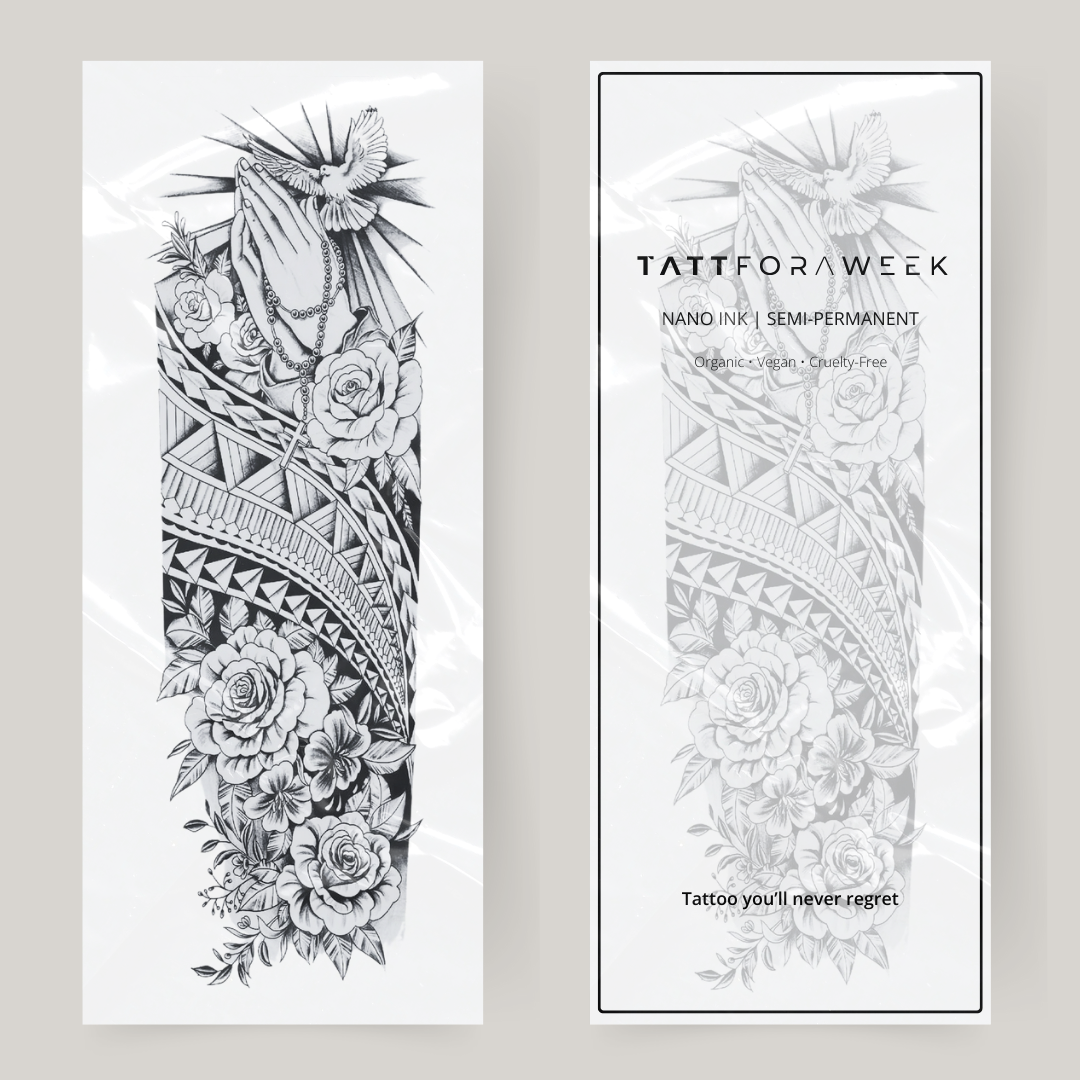 Nep tattoo sleeve faith