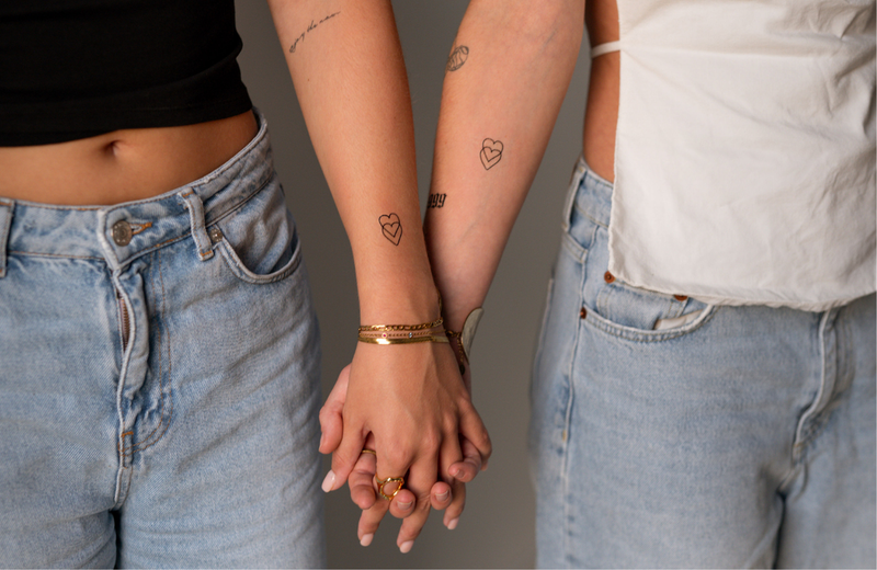 Vriendinnen tattoos