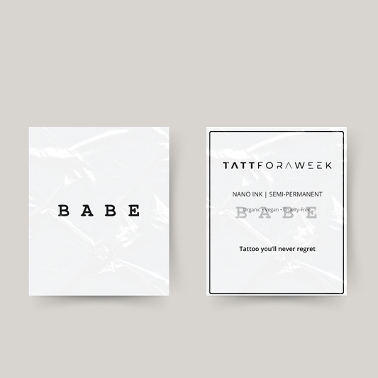 Tijdelijke tattoo babe