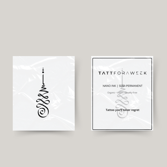 Tijdelijke tattoo boeddhisme symbool