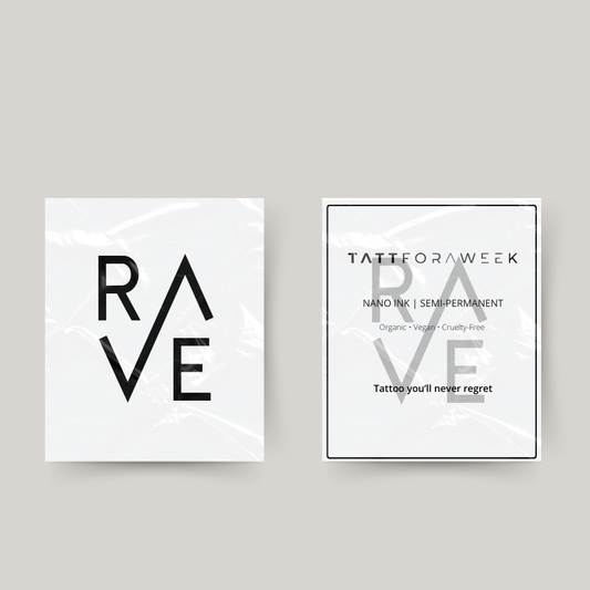 Tijdelijke tattoo rave