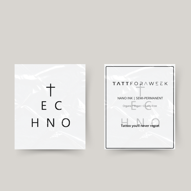 Tijdelijke tattoo techno