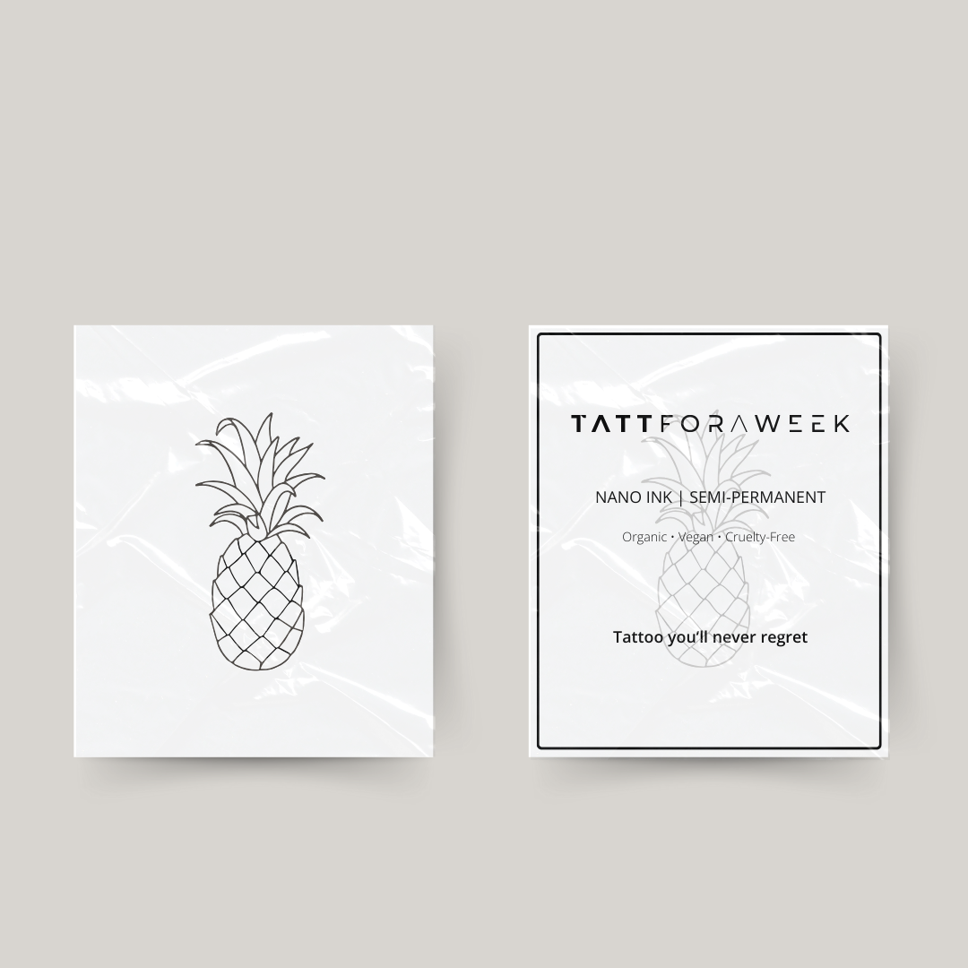 Tijdelijke tattoo ananas