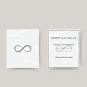 Tijdelijke tattoo infinity