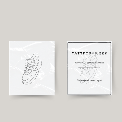 Tijdelijke tattoo sneakers