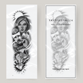 Nep tattoo sleeve gokken