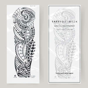 Nep tattoo sleeve mandela